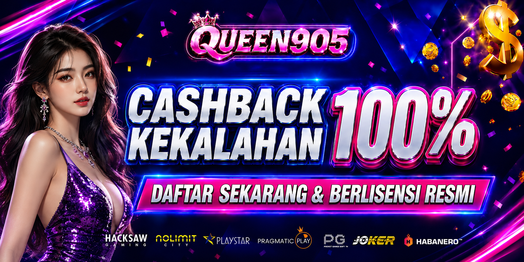 CASHBACK KEKALAHAN 100%