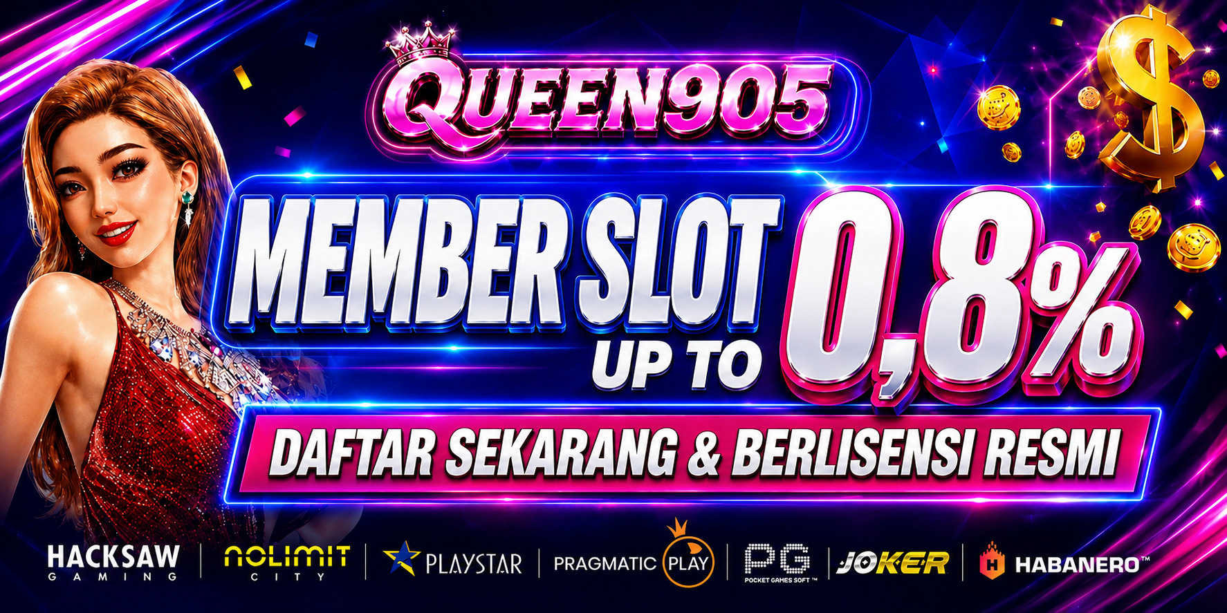 BONUS ROLINGAN SLOT 0,8%